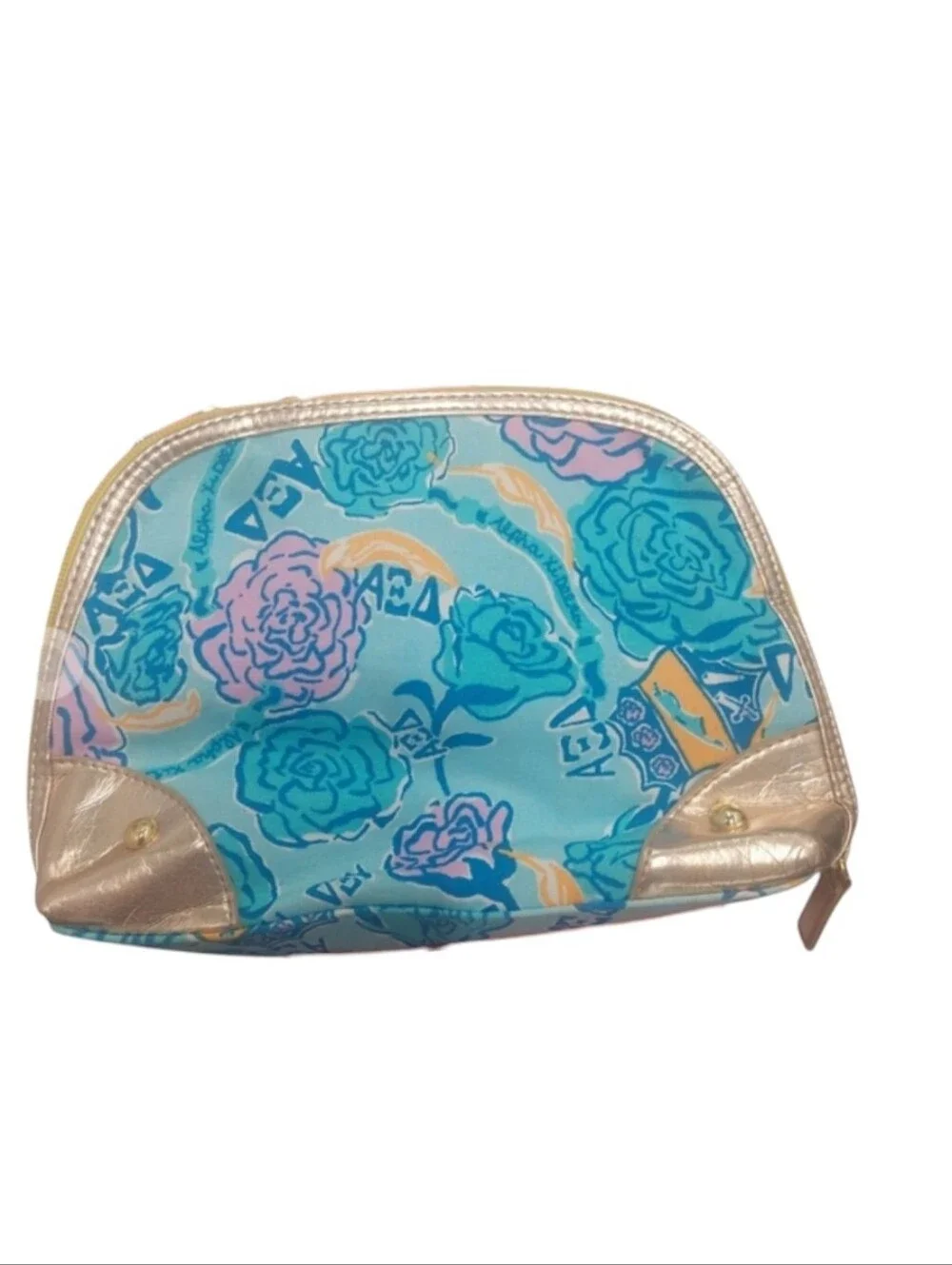 NWT Lilly Pulitzer Alpha Xi Delta zippity do makeup bag